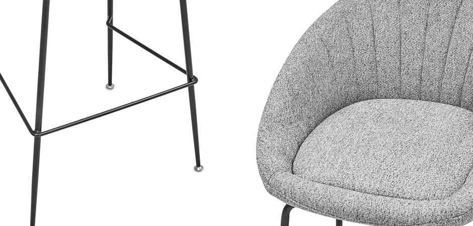 Барный стул Alberto Bar Stool Gray Барный стул Alberto Bar Stool Gray - Loft-Concept во Владивостоке