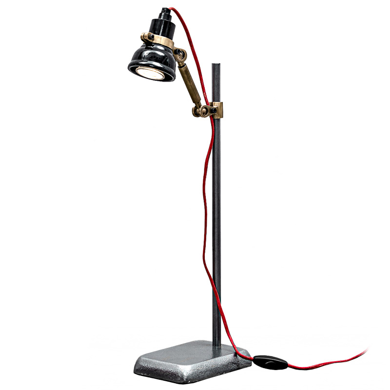 Настольная лампа Celsi Loft Table lamp Серый Латунь Настольная лампа Celsi Loft Table lamp Серый Латунь во Владивостоке | Loft Concept