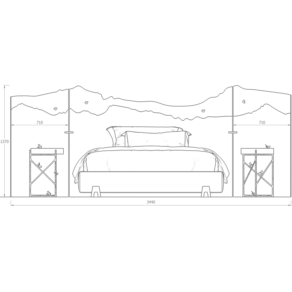 Кровать Okinawa во Владивостоке