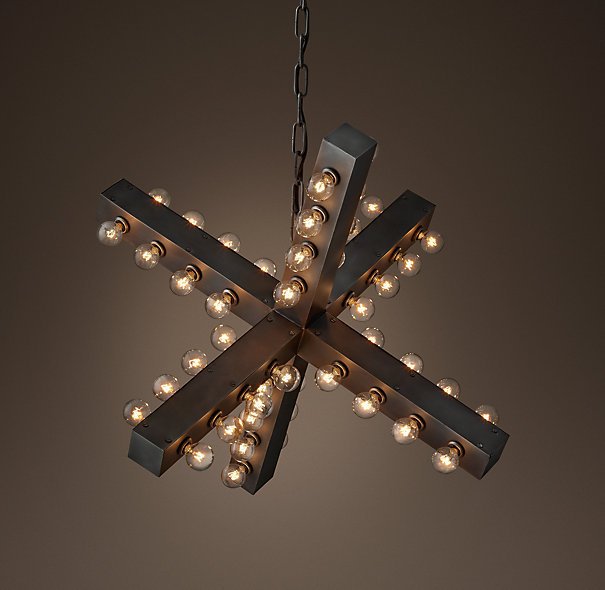 Люстра Nero Chandelier 74 Черный Люстра Nero Chandelier 74 Черный во Владивостоке | Loft Concept