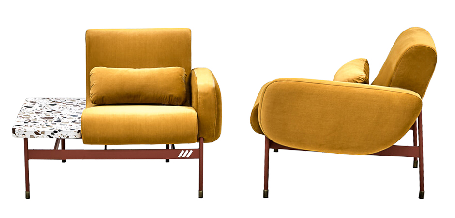 Кресло Mustard and Terrazzo Chair Кресло Mustard and Terrazzo Chair - Loft-Concept во Владивостоке