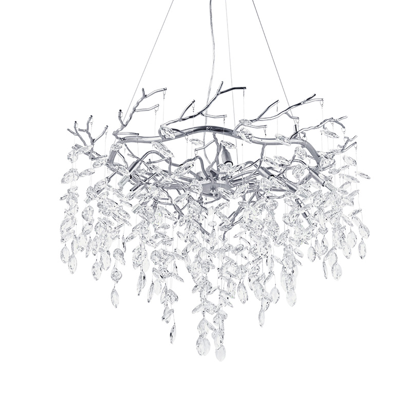 Люстра Декоративная Jacaranda Silver Серебряный Люстра Декоративная Jacaranda Silver Серебряный во Владивостоке | Loft Concept