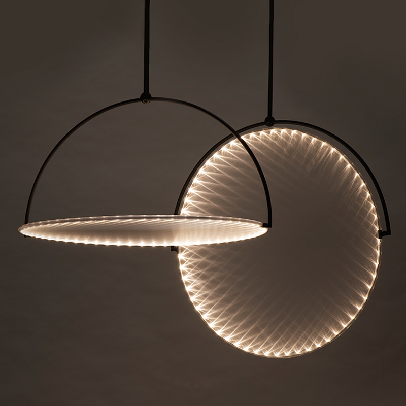 Подвесной светильник Kepler Suspension Lamp Черный Прозрачный Подвесной светильник Kepler Suspension Lamp Черный Прозрачный во Владивостоке | Loft Concept