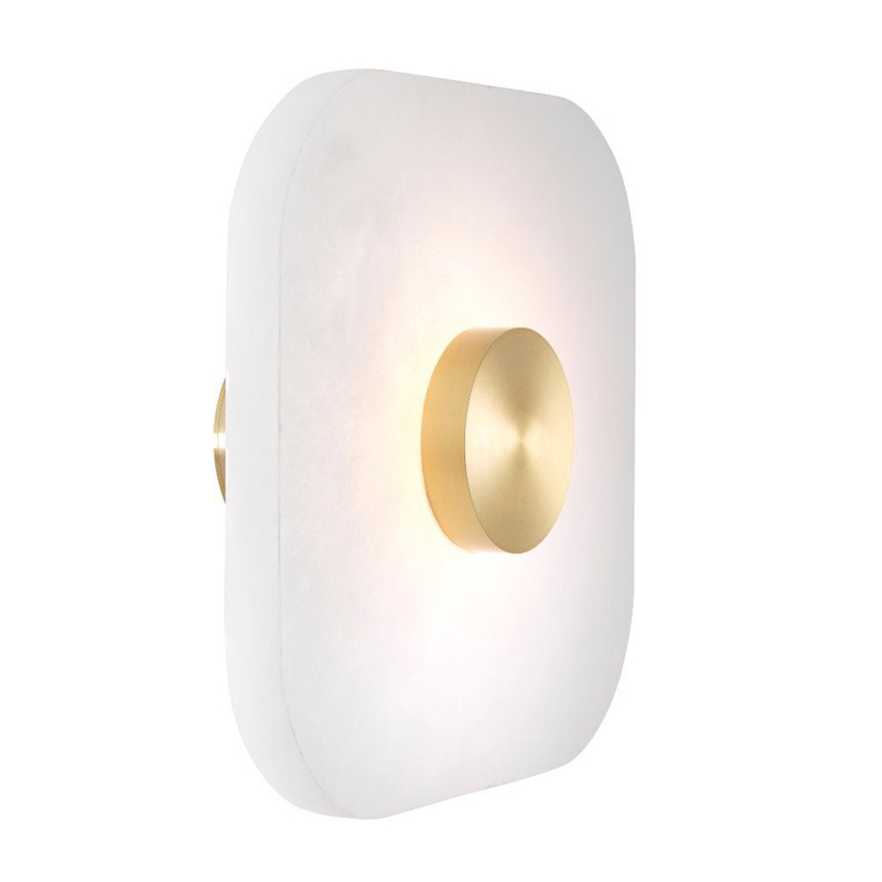 Бра Eichholtz Wall Lamp Aguaron S Латунь Белый Бра Eichholtz Wall Lamp Aguaron S Латунь Белый во Владивостоке | Loft Concept