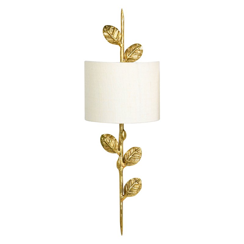 Бра Branch with Leaves Sconces Золотой Белый Бра Branch with Leaves Sconces Золотой Белый во Владивостоке | Loft Concept
