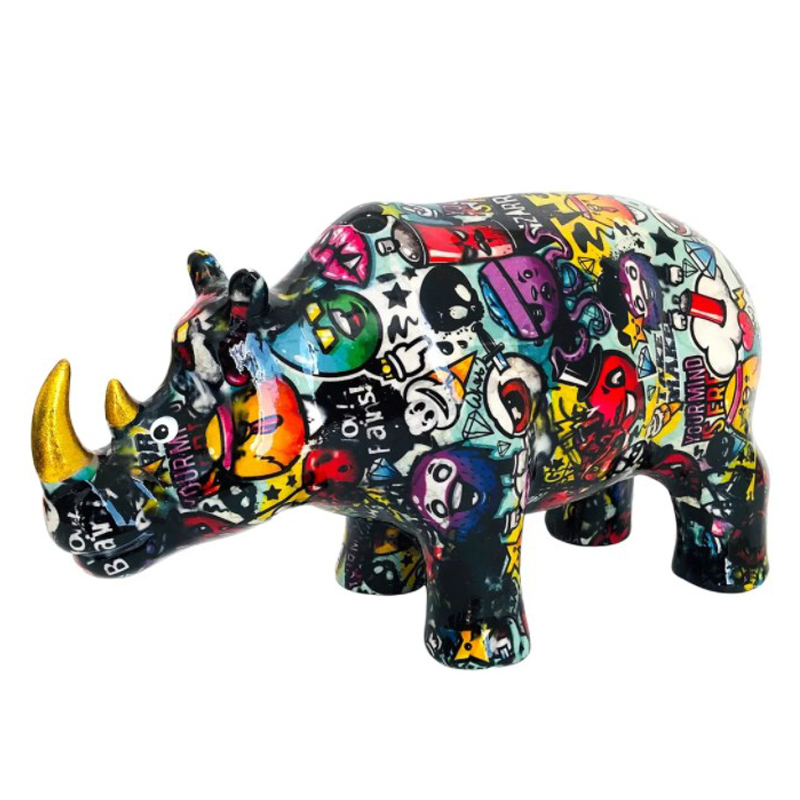 Статуэтка Graffiti Rhinoceros Мульти Статуэтка Graffiti Rhinoceros Мульти во Владивостоке | Loft Concept