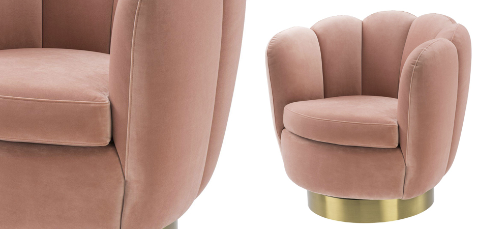 Кресло Eichholtz Swivel Chair Mirage nude Кресло Eichholtz Swivel Chair Mirage nude - Loft-Concept во Владивостоке