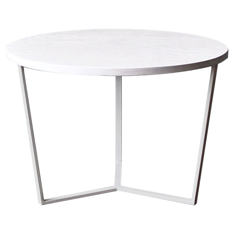 Кофейный стол Thea White Industrial Metal Rust Coffee Table Белый Кофейный стол Thea White Industrial Metal Rust Coffee Table Белый во Владивостоке | Loft Concept