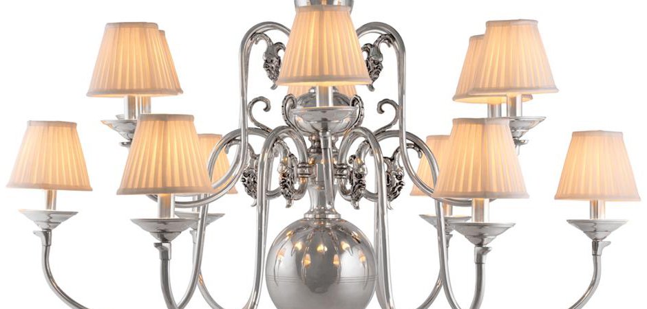 Люстра Eichholtz Chandelier La Chapelle Silver - Loft-Concept во Владивостоке