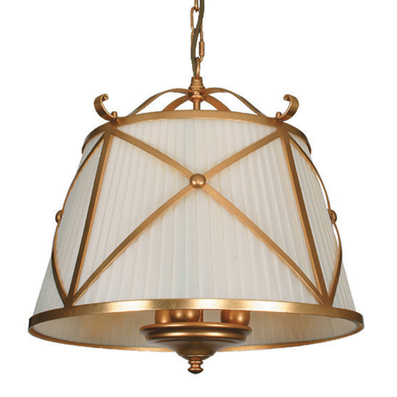Люстра абажур Provence Lampshade Light Gold Chandelier Бежевый Золотой Люстра абажур Provence Lampshade Light Gold Chandelier Бежевый Золотой во Владивостоке | Loft Concept
