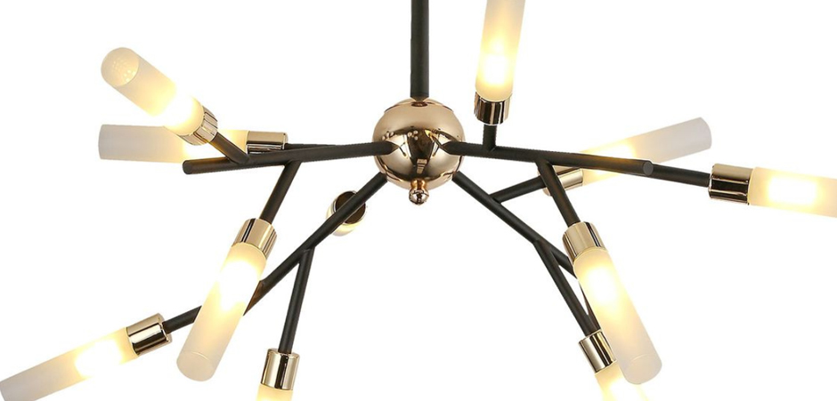 Люстра White Tube Valley Arredoluce Chandelier 12 Люстра White Tube Valley Arredoluce Chandelier 12 - Loft-Concept во Владивостоке