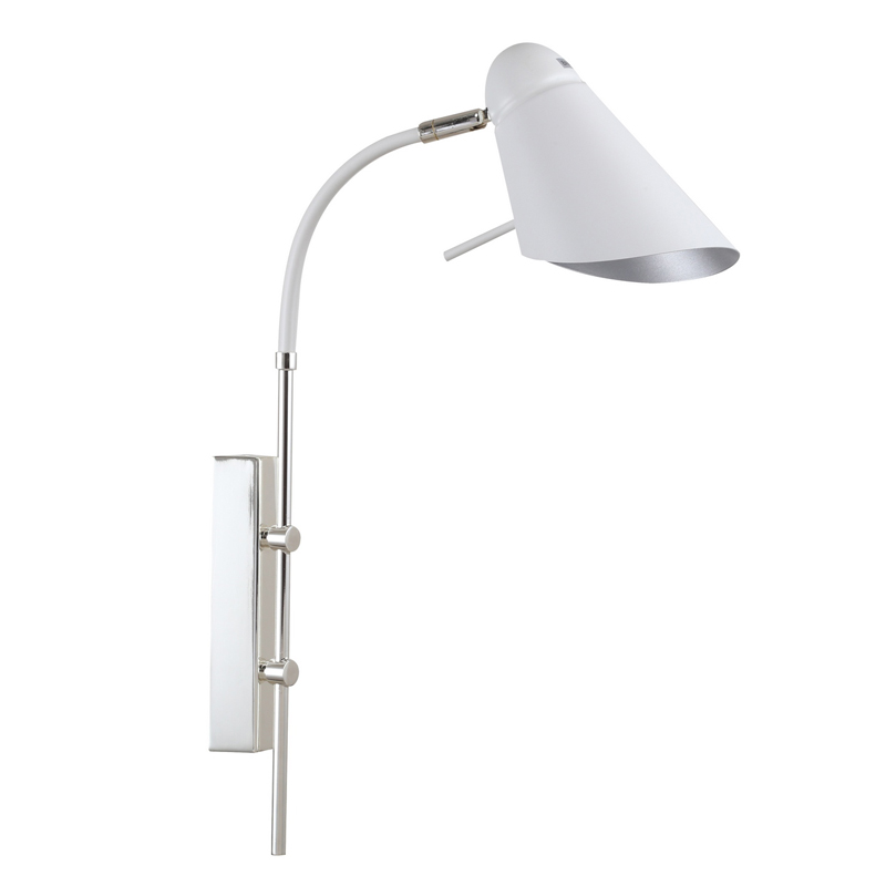 Бра Silvi Sconce Серебряный Белый Бра Silvi Sconce Серебряный Белый во Владивостоке | Loft Concept