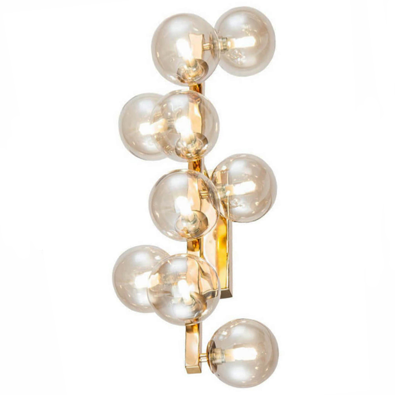 Бра Berries Chandelier Amber 9 Глянцевое золото Янтарь (Amber) Бра Berries Chandelier Amber 9 Глянцевое золото Янтарь (Amber) во Владивостоке | Loft Concept