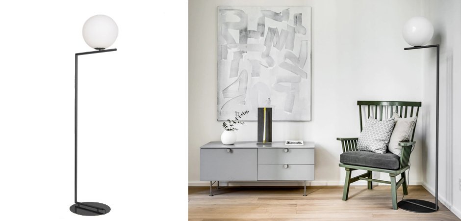 Торшер Flos IC Lights F Black Торшер Flos IC Lights F Black - Loft-Concept во Владивостоке