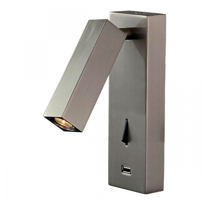 Бра Chelsom WALL LED DOCK Silver USB Хром Бра Chelsom WALL LED DOCK Silver USB Хром во Владивостоке | Loft Concept