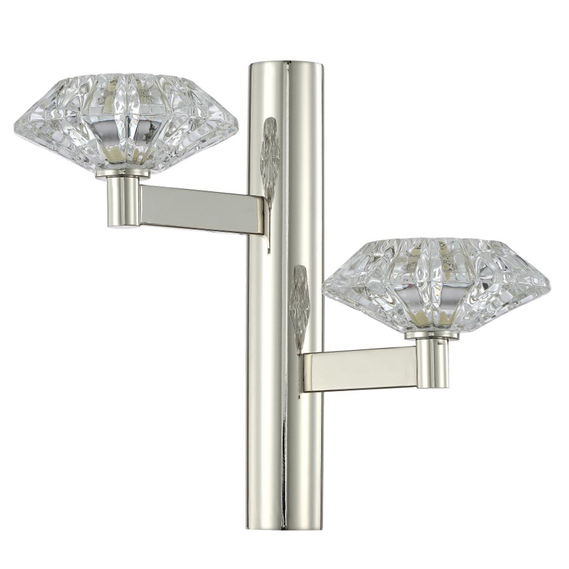 Бра Yerker Sconce nickel Никель Прозрачный Бра Yerker Sconce nickel Никель Прозрачный во Владивостоке | Loft Concept