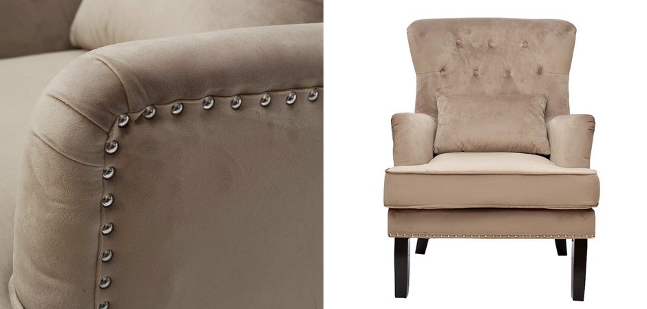 Кресло Stony Brook Chair Beige Кресло Stony Brook Chair Beige - Loft-Concept во Владивостоке