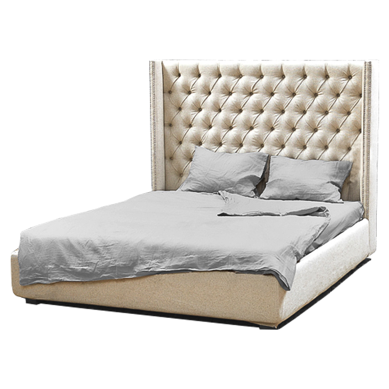 Кровать Lord Bed Beige Бежевый Кровать Lord Bed Beige Бежевый во Владивостоке | Loft Concept