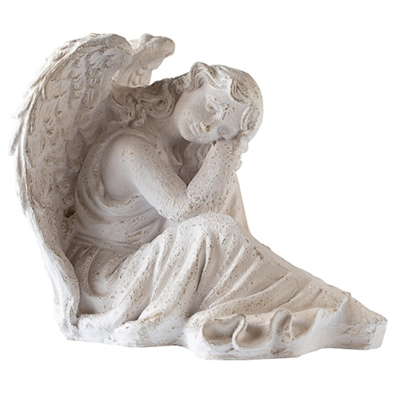 Статуэтка Angel Sitting Provence Statuette Белый Статуэтка Angel Sitting Provence Statuette Белый во Владивостоке | Loft Concept