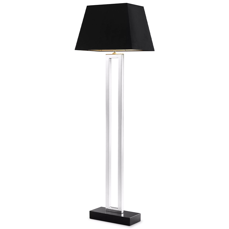 Торшер Eichholtz Floor Lamp Arlington Черный Никель во Владивостоке | Loft Concept 