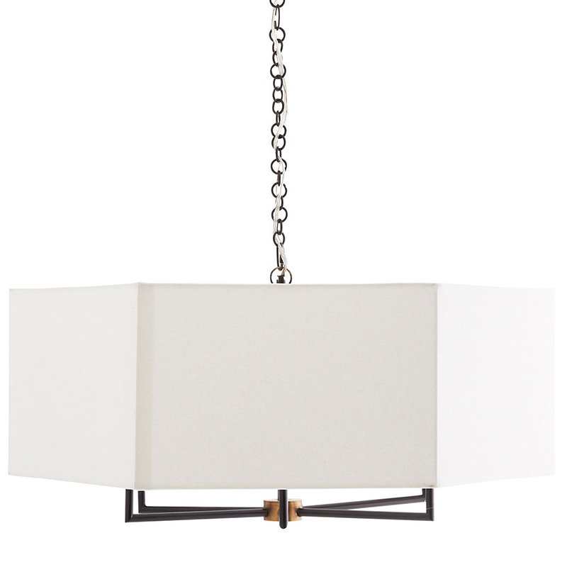 Люстра Arteriors OXFORD CHANDELIER Бронза Белый Черный Люстра Arteriors OXFORD CHANDELIER Бронза Белый Черный во Владивостоке | Loft Concept