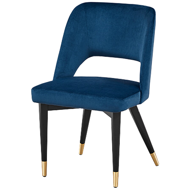 Стул Neasan Stool blue Черный Синий Латунь Стул Neasan Stool blue Черный Синий Латунь во Владивостоке | Loft Concept