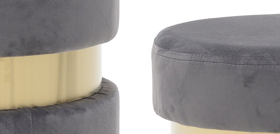 Пуф Golden Belt Gray Пуф Golden Belt Gray - Loft-Concept во Владивостоке