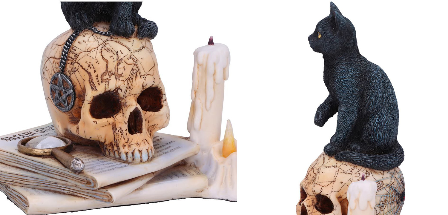 Статуэтка Cat on Skull - фото №1