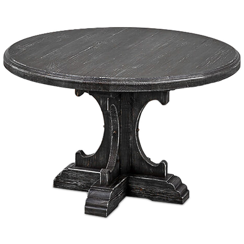 Обеденный стол Aegeon Dinner Table Винтажный черный Обеденный стол Aegeon Dinner Table Винтажный черный во Владивостоке | Loft Concept