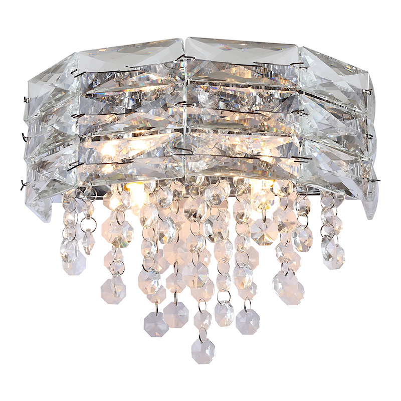 Настенный светильник Roul Crystal Light Хром Прозрачный во Владивостоке | Loft Concept 
