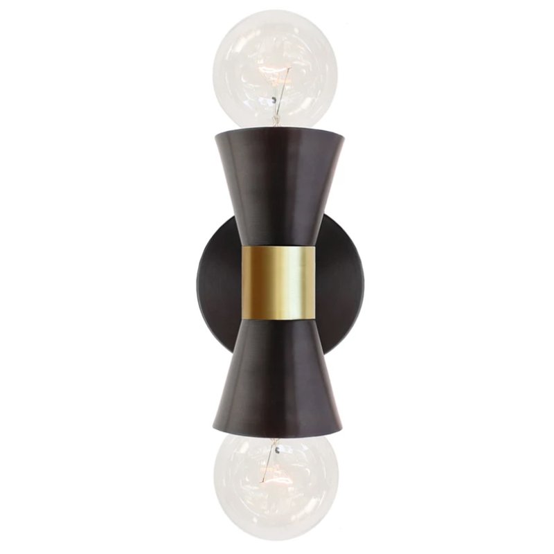 Бра Cedar & Moss Mira Black Черный Золотой Бра Cedar & Moss Mira Black Черный Золотой во Владивостоке | Loft Concept