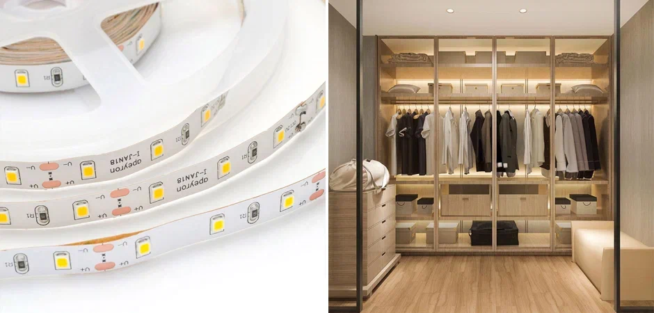 Светодиодная лента 4,8W/m 60LED/m 3528SMD теплый белый Светодиодная лента 4,8W/m 60LED/m 3528SMD теплый белый - Loft-Concept во Владивостоке