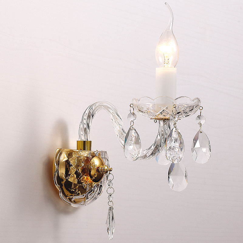 Бра Melisa Sconce One Глянцевое золото Прозрачный Бра Melisa Sconce One Глянцевое золото Прозрачный во Владивостоке | Loft Concept