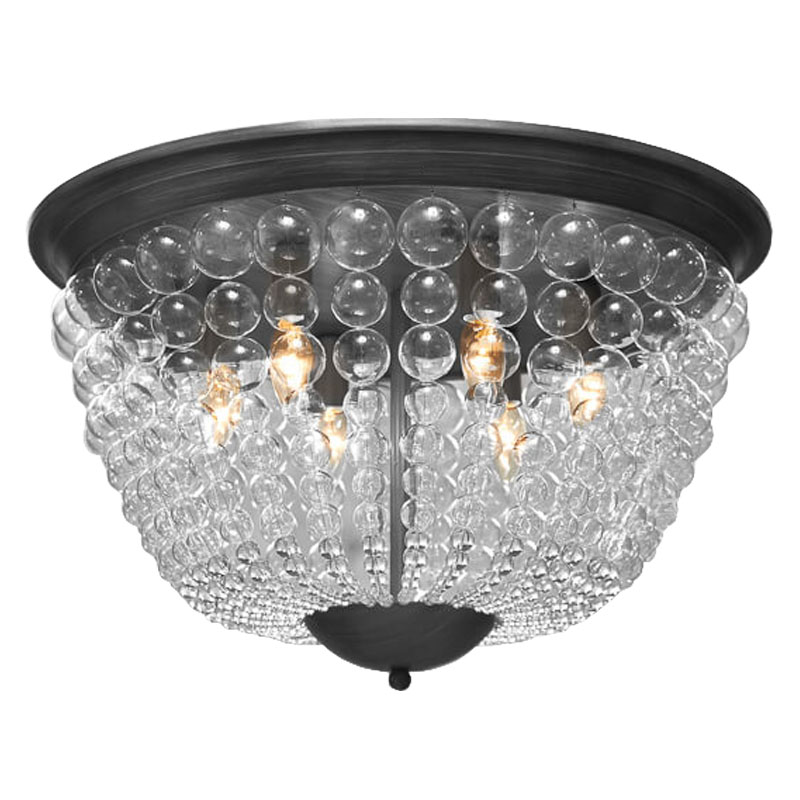 Потолочный светильник Bubble Blower Ceiling Серый бетон Прозрачное Стекло Потолочный светильник Bubble Blower Ceiling Серый бетон Прозрачное Стекло во Владивостоке | Loft Concept