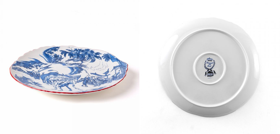 Тарелка Seletti Blue Chinoiserie Тарелка Seletti Blue Chinoiserie - Loft-Concept во Владивостоке