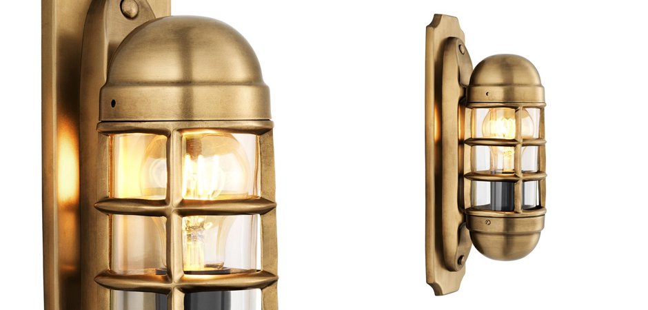 Бра Eichholtz Wall Lamp Le Caprice Brass - Loft-Concept во Владивостоке