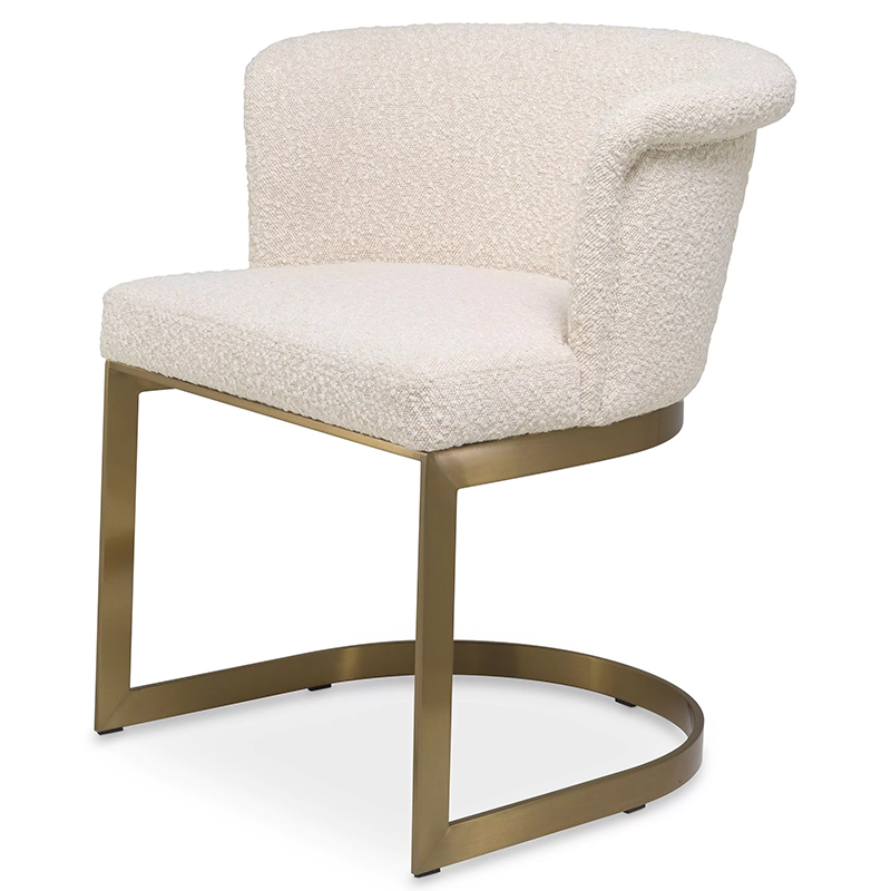 Стул Eichholtz Dining Chair Bofinger Латунь Молочный Стул Eichholtz Dining Chair Bofinger Латунь Молочный во Владивостоке | Loft Concept