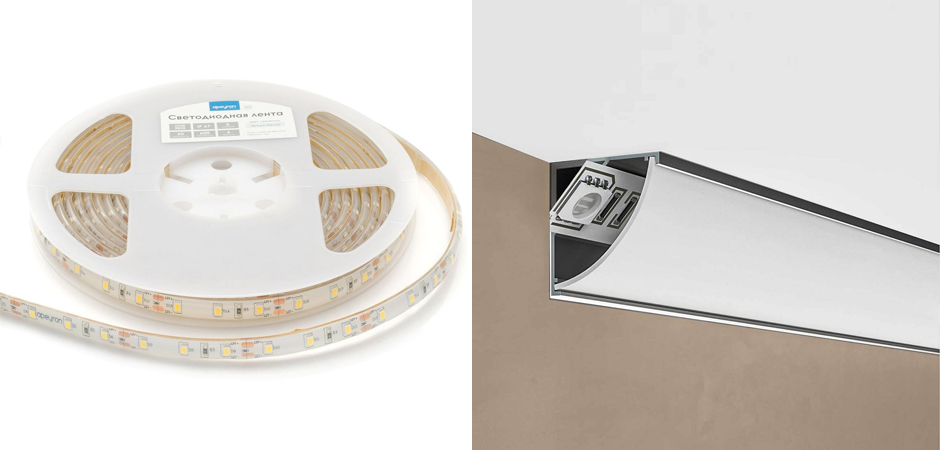 Светодиодная влагозащищенная лента 6W/m 60LED/m 2835SMD теплый белый 5M - Loft-Concept во Владивостоке