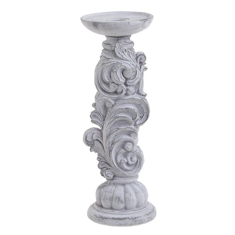 Подсвечник Pattern Candlestick Серый Подсвечник Pattern Candlestick Серый во Владивостоке | Loft Concept