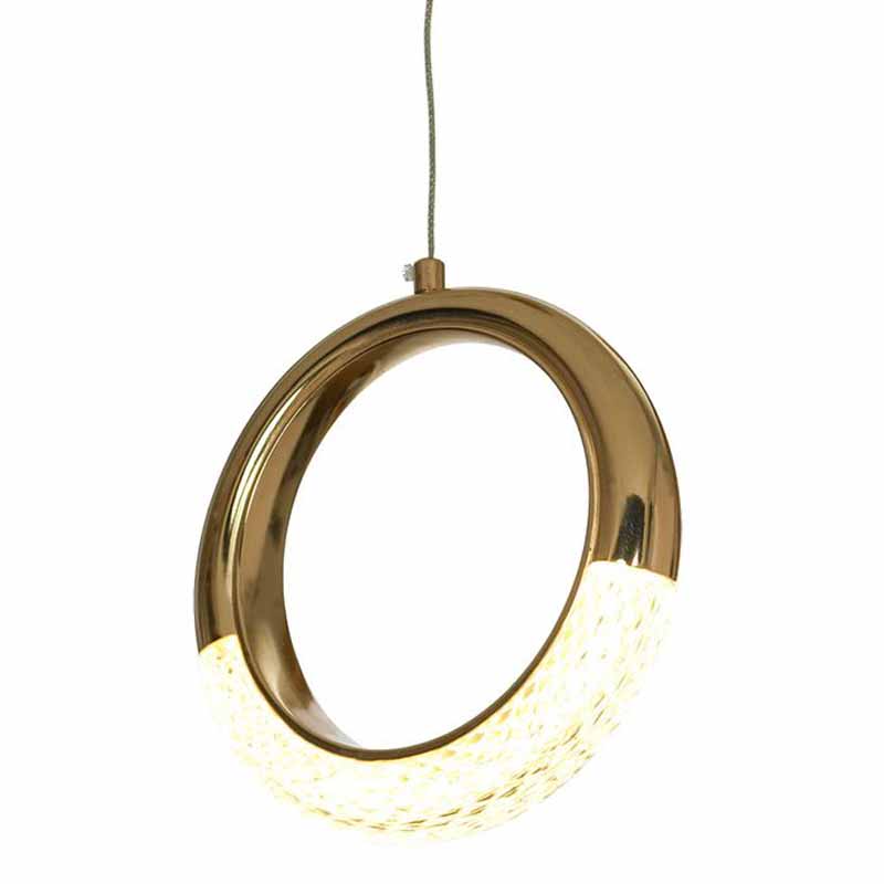 Подвесной светильник Jeziel Ring Hanging lamp Глянцевое золото Подвесной светильник Jeziel Ring Hanging lamp Глянцевое золото во Владивостоке | Loft Concept