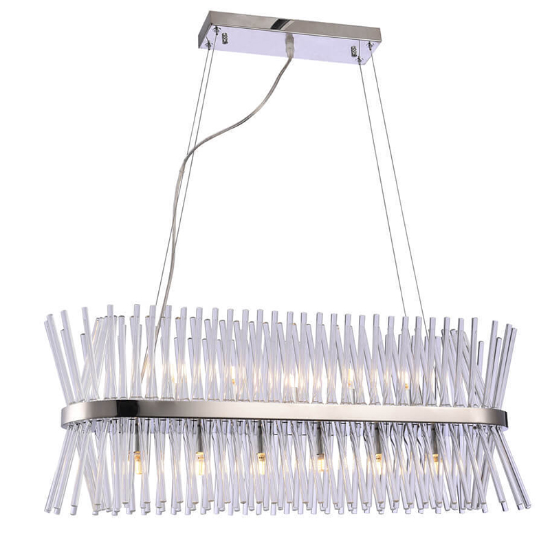 Люстра Nembus Rini Chandelier Chrome Хром Прозрачное Стекло Люстра Nembus Rini Chandelier Chrome Хром Прозрачное Стекло во Владивостоке | Loft Concept