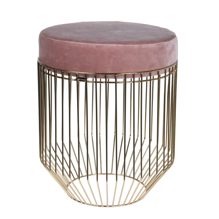 Пуф Rods Silhouette Puff Dusty Pink Дымчатая Роза Золотой Пуф Rods Silhouette Puff Dusty Pink Дымчатая Роза Золотой во Владивостоке | Loft Concept
