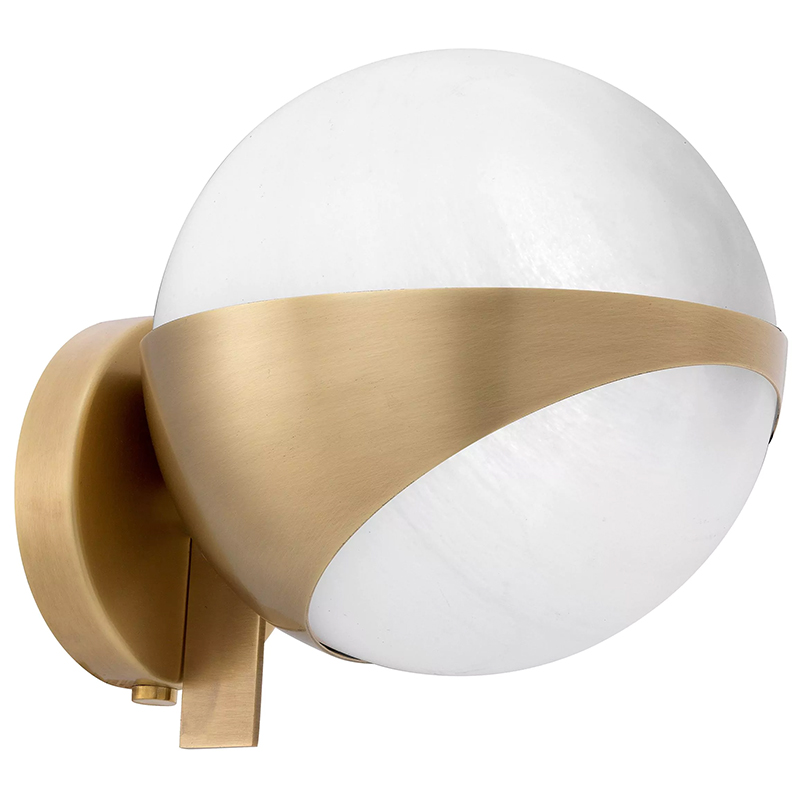 Бра Eichholtz Wall Lamp Wilson Латунь Белый Бра Eichholtz Wall Lamp Wilson Латунь Белый во Владивостоке | Loft Concept