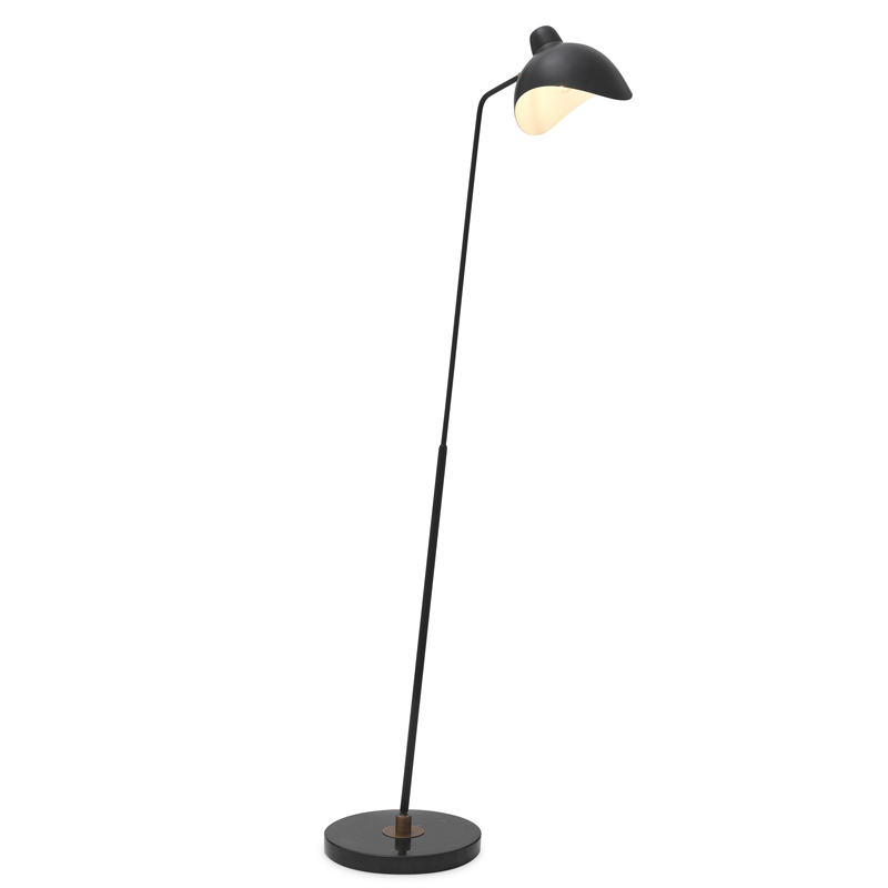 Торшер Eichholtz Floor Lamp Asta Черный Черный Мрамор Nero Латунь Античная полированная Торшер Eichholtz Floor Lamp Asta Черный Черный Мрамор Nero Латунь Античная полированная во Владивостоке | Loft Concept
