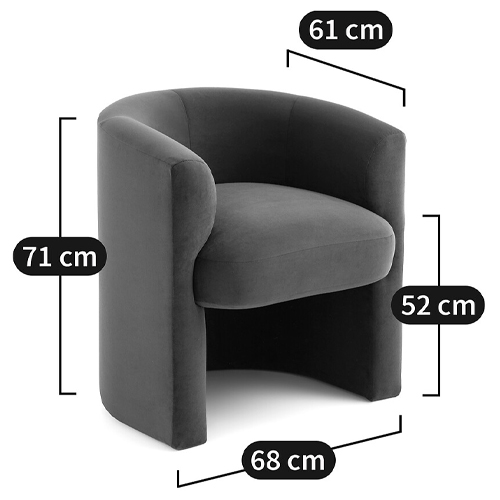 Кресло полукруглое Fiorello Armchair Кресло полукруглое Fiorello Armchair во Владивостоке
