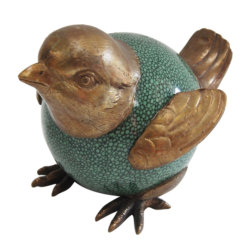 Статуэтка Birdie Коричневый Малахит Статуэтка Birdie Коричневый Малахит во Владивостоке | Loft Concept
