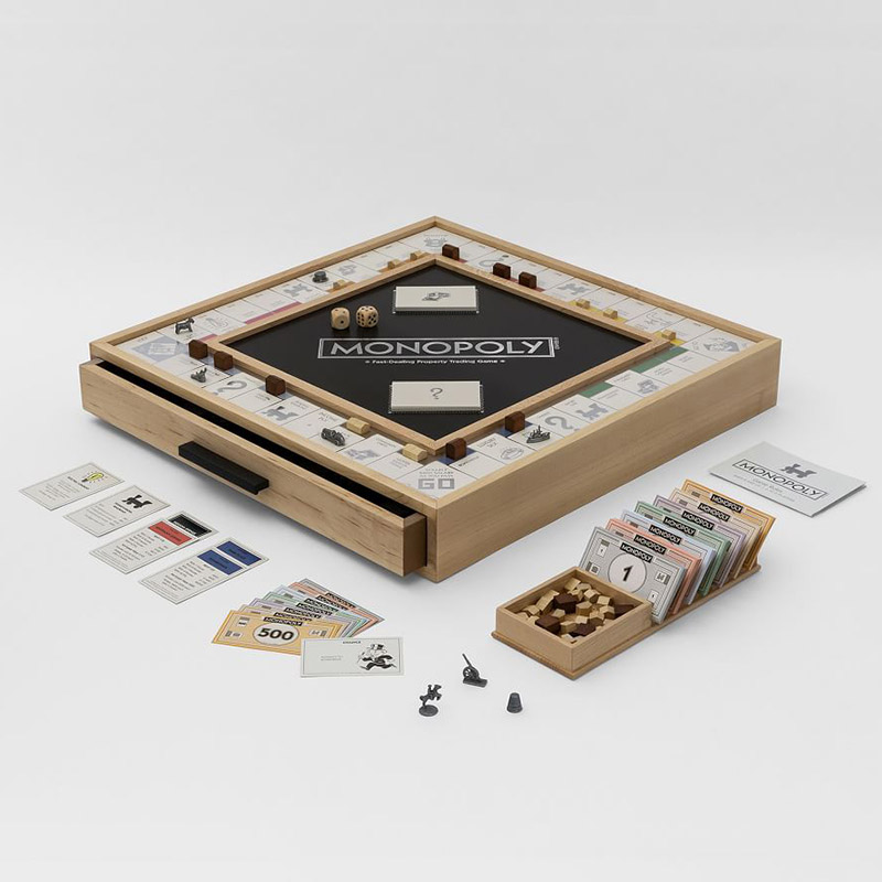 Настольная Игра "Монополия" Luxury Edition Бежевый Темно-синий Настольная Игра "Монополия" Luxury Edition Бежевый Темно-синий во Владивостоке | Loft Concept