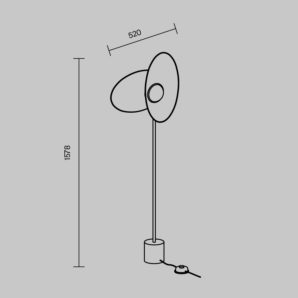 Напольный светильник Evolution 3000К 12Вт во Владивостоке