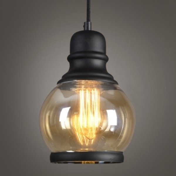 Подвесной светильник Loft Smoke Glass Pendant #2 Черный Подвесной светильник Loft Smoke Glass Pendant #2 Черный во Владивостоке | Loft Concept