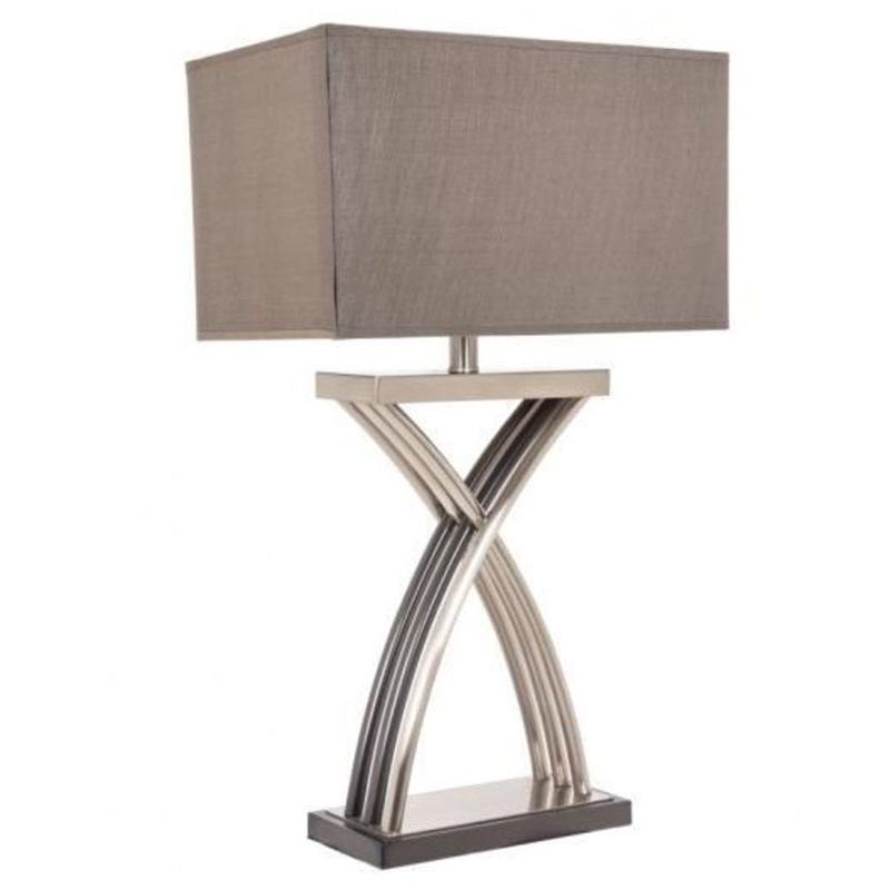 Настольная лампа Harriet Table Lamp Серебряный Настольная лампа Harriet Table Lamp Серебряный во Владивостоке | Loft Concept